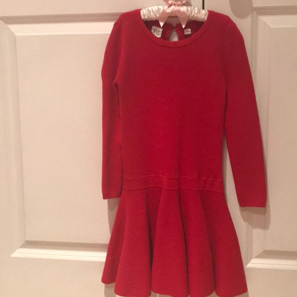 GAP Red sweater dress